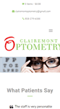 Mobile Screenshot of clairemontoptometry.com